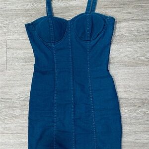 Women's Blue Denim Dress